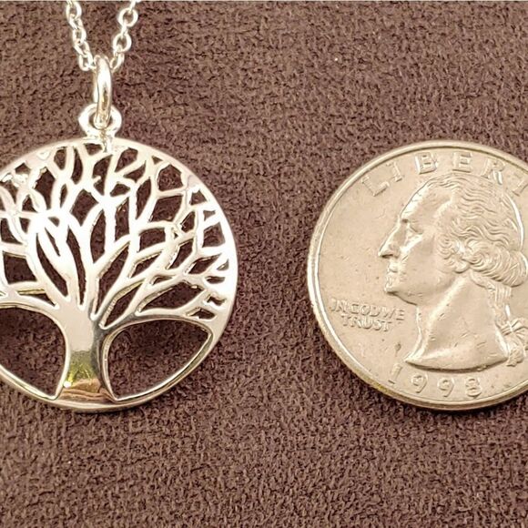 NEW Sterling Silver Tree of Life Necklace Pend… - Picture 3 of 4
